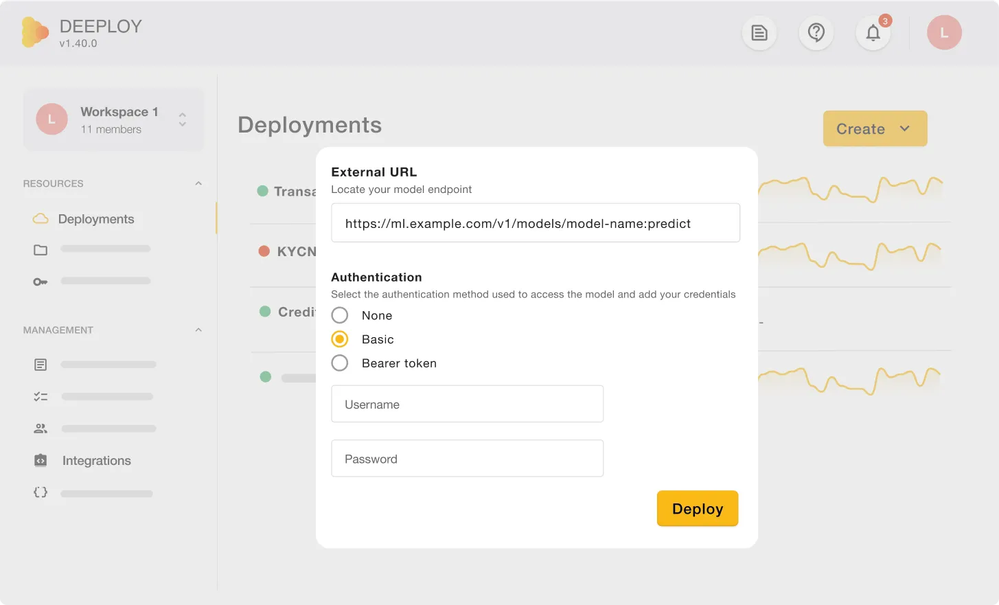 External Deployment
