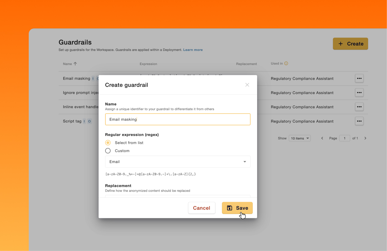 Create LLM Guardrails Deeploy