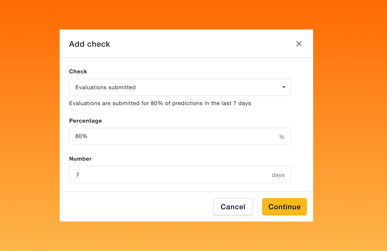 Create a check