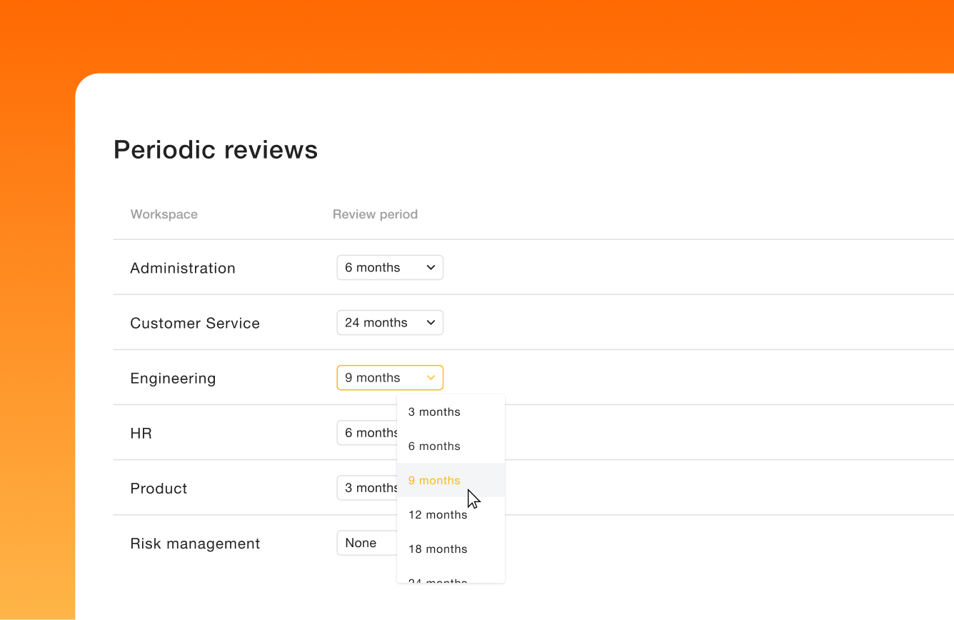 Set up periodic use case reviews